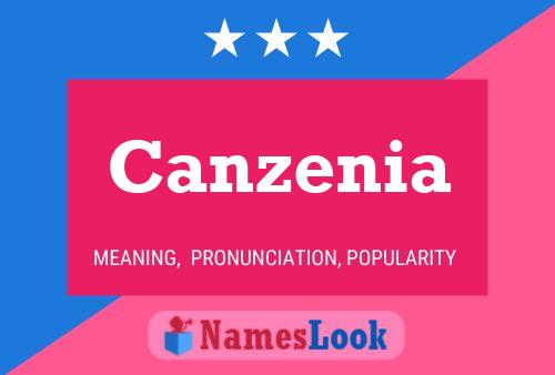 Canzenia Namensposter