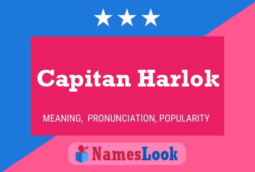 Capitan Harlok Namensposter