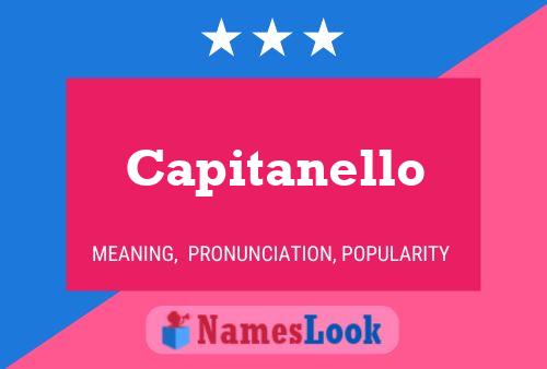 Capitanello Namensposter