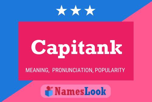 Capitank Namensposter