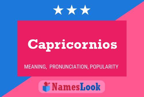 Capricornios Namensposter