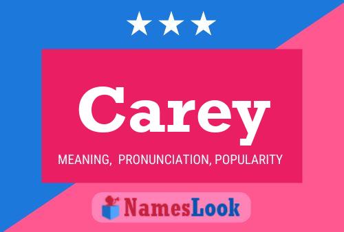 Carey Namensposter