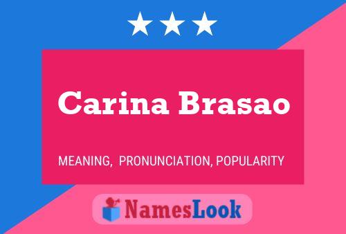 Carina Brasao Namensposter