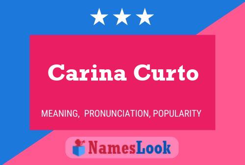 Carina Curto Namensposter