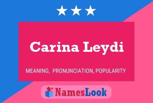 Carina Leydi Namensposter