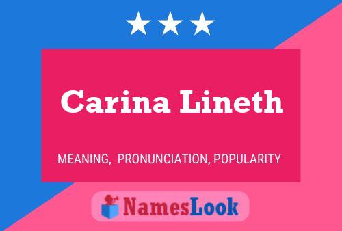 Carina Lineth Namensposter