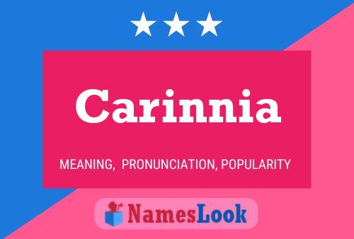 Carinnia Namensposter