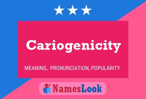 Cariogenicity Namensposter