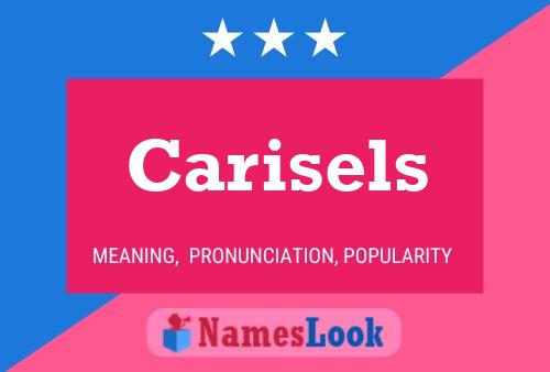 Carisels Namensposter