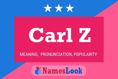 Carl Z Namensposter