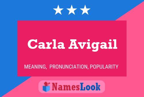 Carla Avigail Namensposter