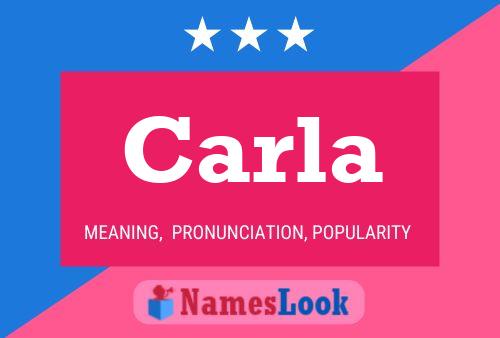 Carla Namensposter