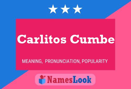 Carlitos Cumbe Namensposter