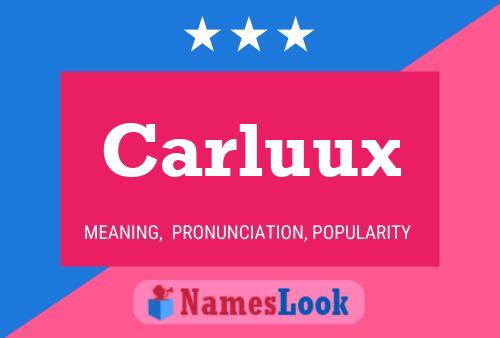 Carluux Namensposter