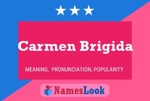 Carmen Brigida Namensposter