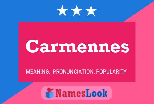 Carmennes Namensposter