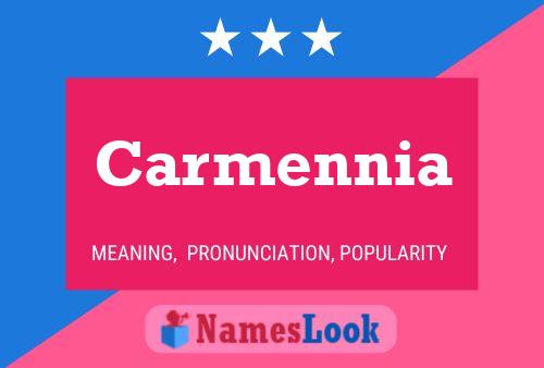 Carmennia Namensposter