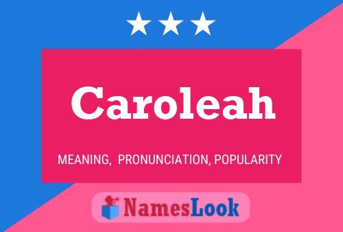 Caroleah Namensposter