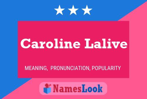 Caroline Lalive Namensposter