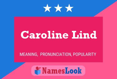 Caroline Lind Namensposter