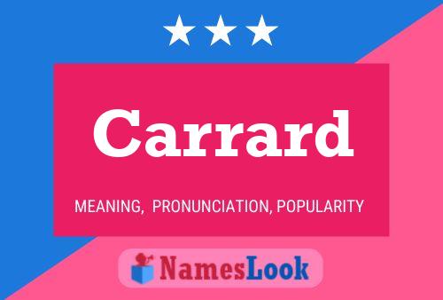 Carrard Namensposter