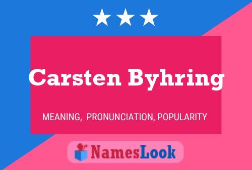 Carsten Byhring Namensposter