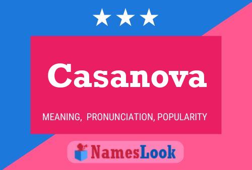 Casanova Namensposter