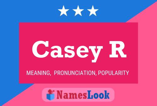 Casey R Namensposter