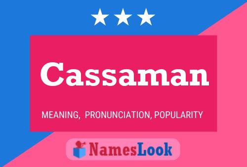 Cassaman Namensposter