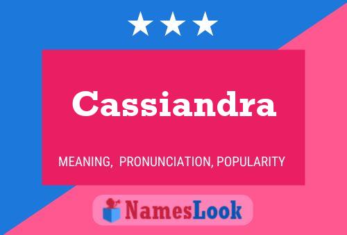 Cassiandra Namensposter