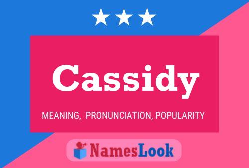 Cassidy Namensposter