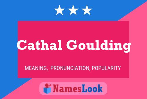 Cathal Goulding Namensposter