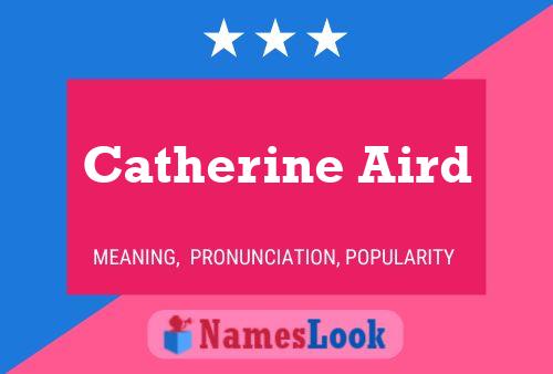 Catherine Aird Namensposter