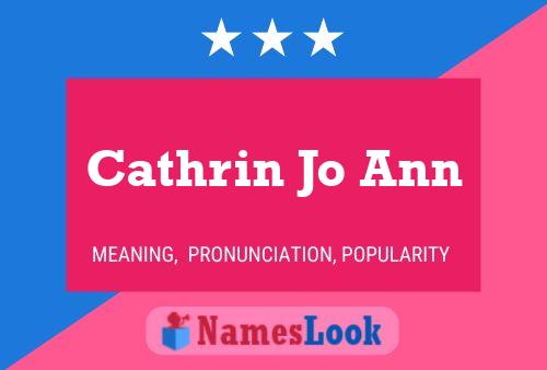 Cathrin Jo Ann Namensposter