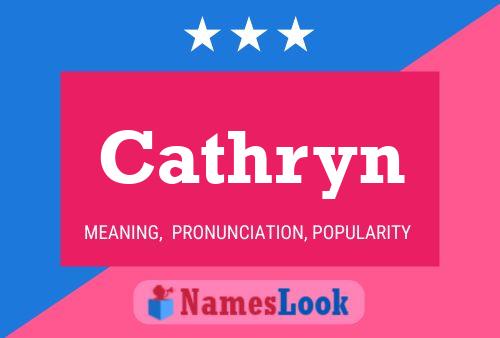 Cathryn Namensposter