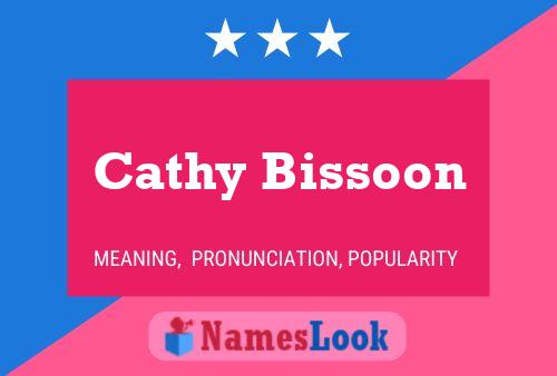 Cathy Bissoon Namensposter