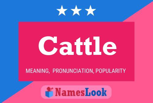 Cattle Namensposter