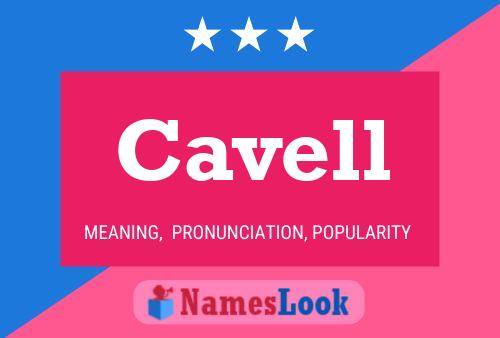 Cavell Namensposter