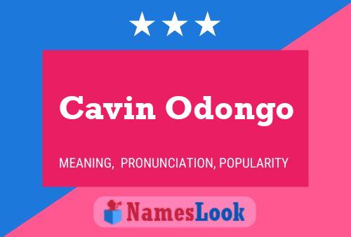 Cavin Odongo Namensposter