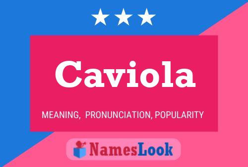 Caviola Namensposter