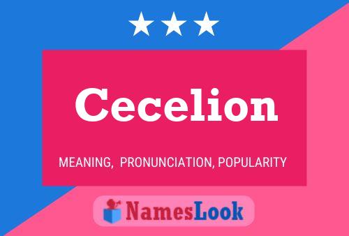 Cecelion Namensposter