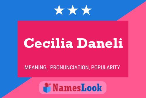 Cecilia Daneli Namensposter