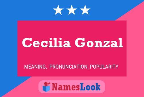 Cecilia Gonzal Namensposter