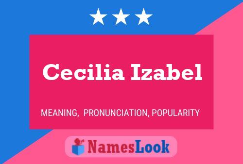 Cecilia Izabel Namensposter