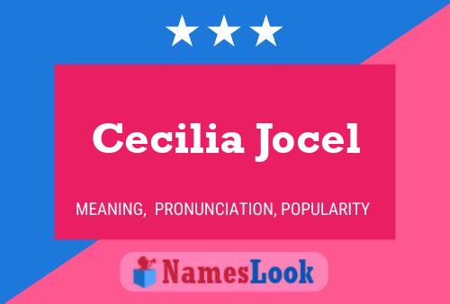 Cecilia Jocel Namensposter