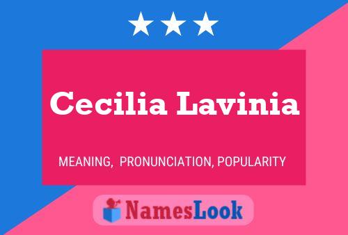 Cecilia Lavinia Namensposter