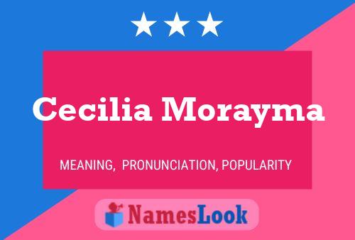 Cecilia Morayma Namensposter