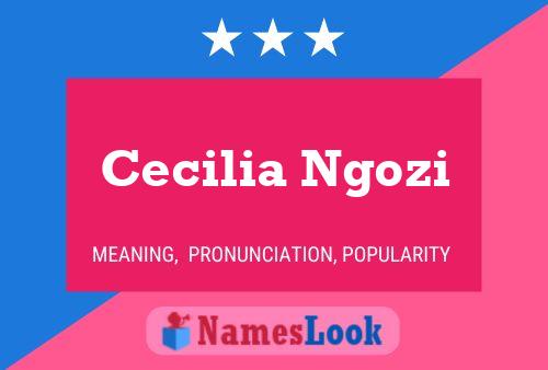 Cecilia Ngozi Namensposter