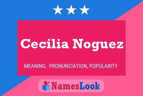 Cecilia Noguez Namensposter