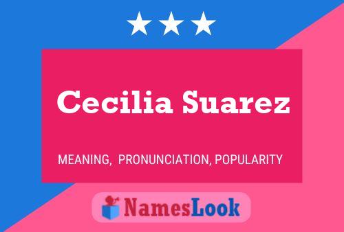 Cecilia Suarez Namensposter